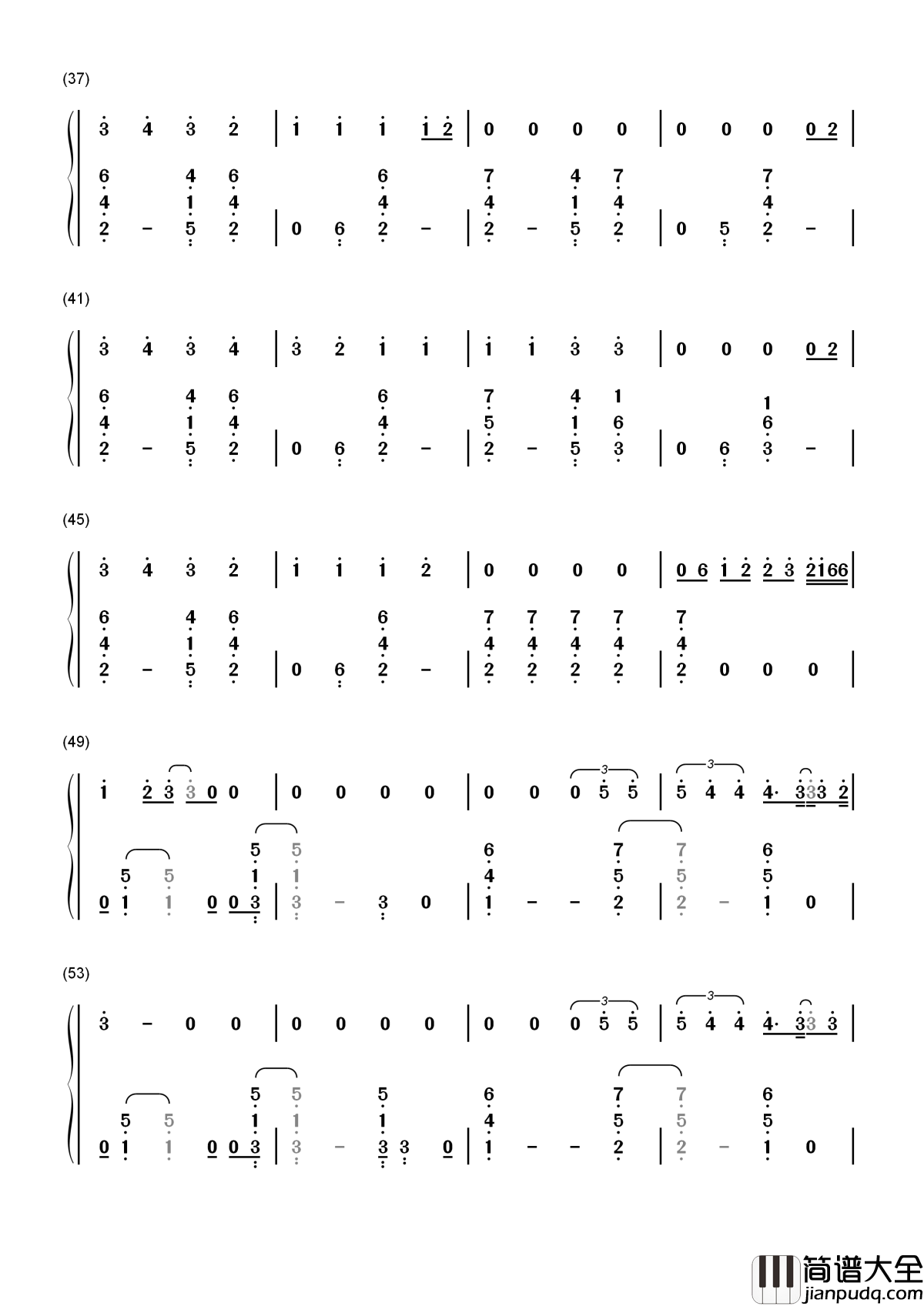 Thinking_Out_Loud简谱__Ed_Sheeran__情之所钟，虽丑不嫌