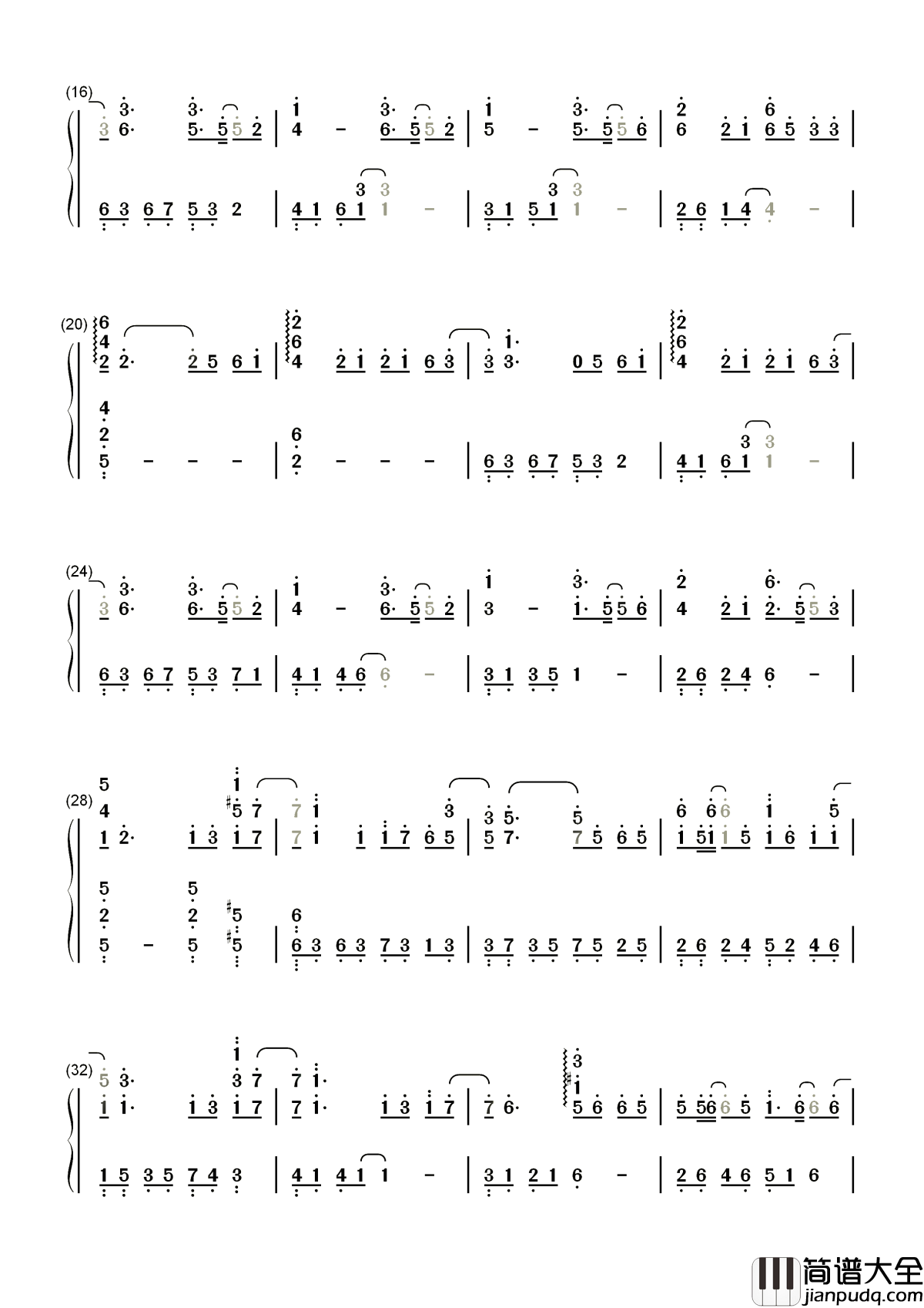 时间有泪简谱_张碧晨_脸上的忧伤,恰如其分