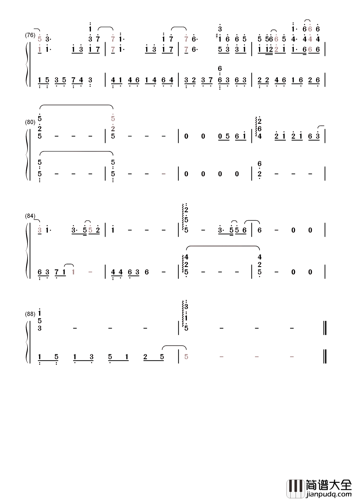 时间有泪简谱_张碧晨_脸上的忧伤,恰如其分