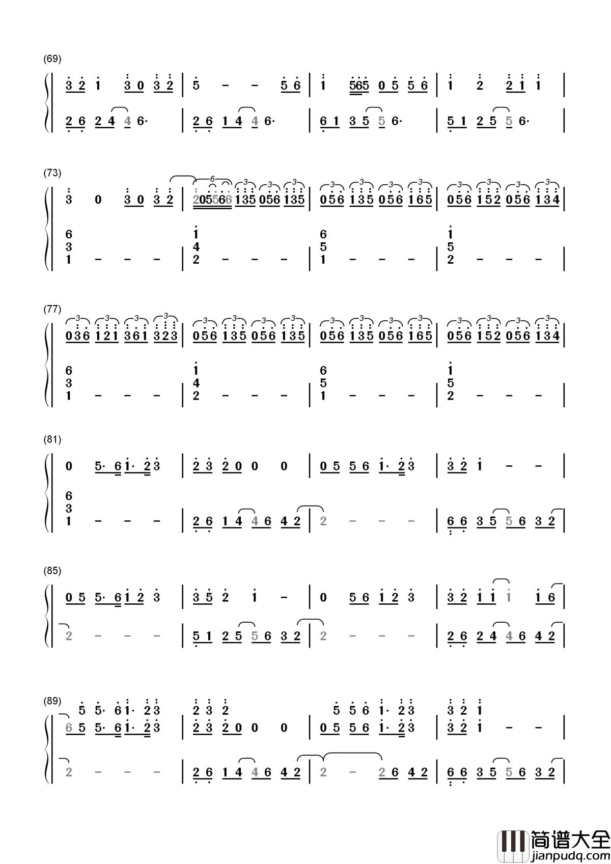 Latch（占有）简谱__Disclosure_/Sam_Smith__我会为你击破_任何阻碍你的屏障