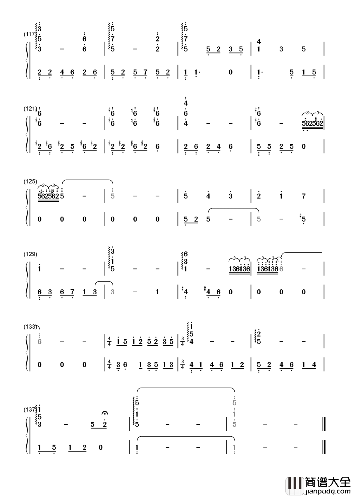 左耳简谱_赵薇_左耳靠近心脏_甜言蜜语要说给左耳听