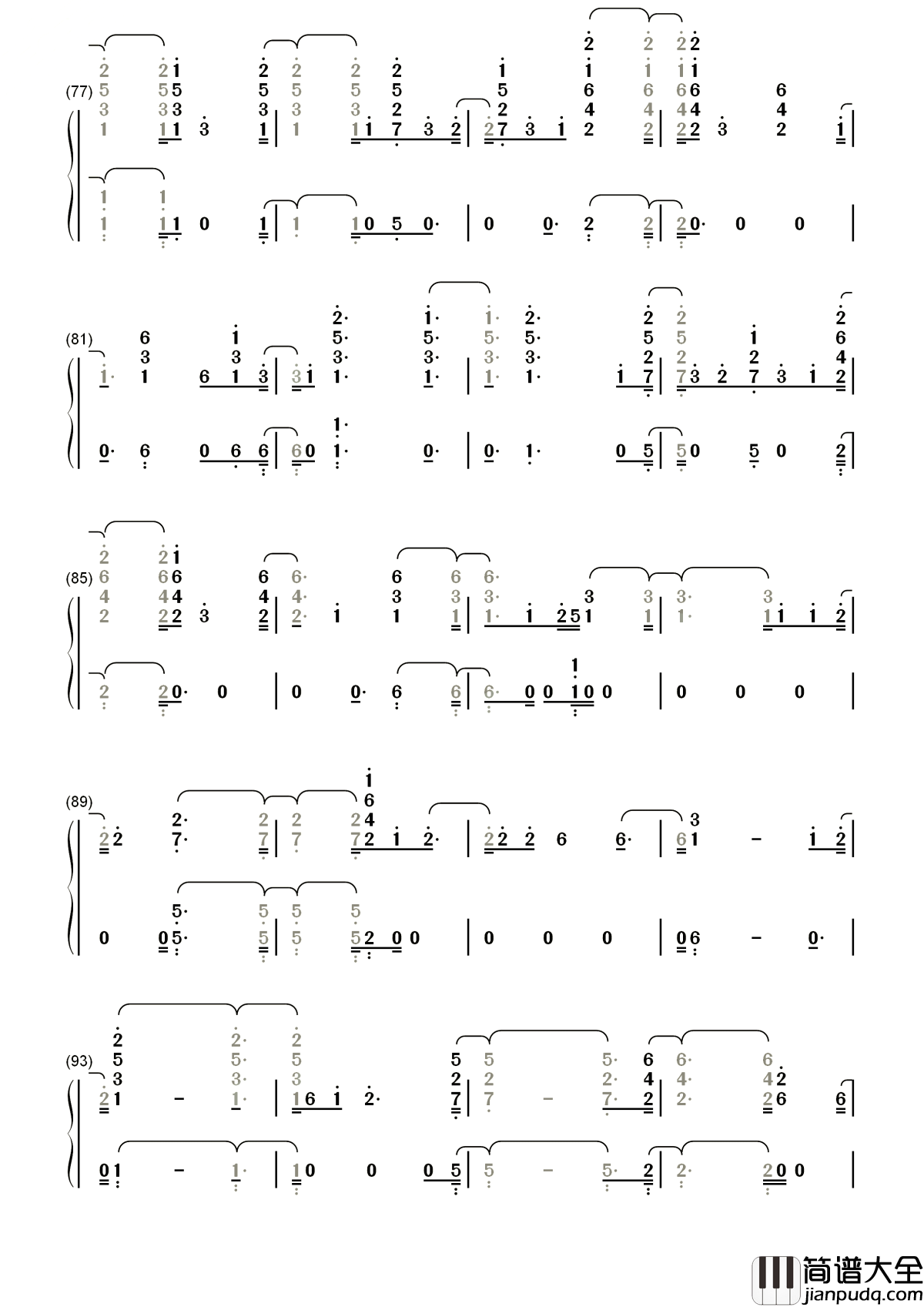 Fuego（火焰）简谱__Eleni_Foureira__2018欧洲歌唱大赛，美女Eleni_Foureira亚军单曲