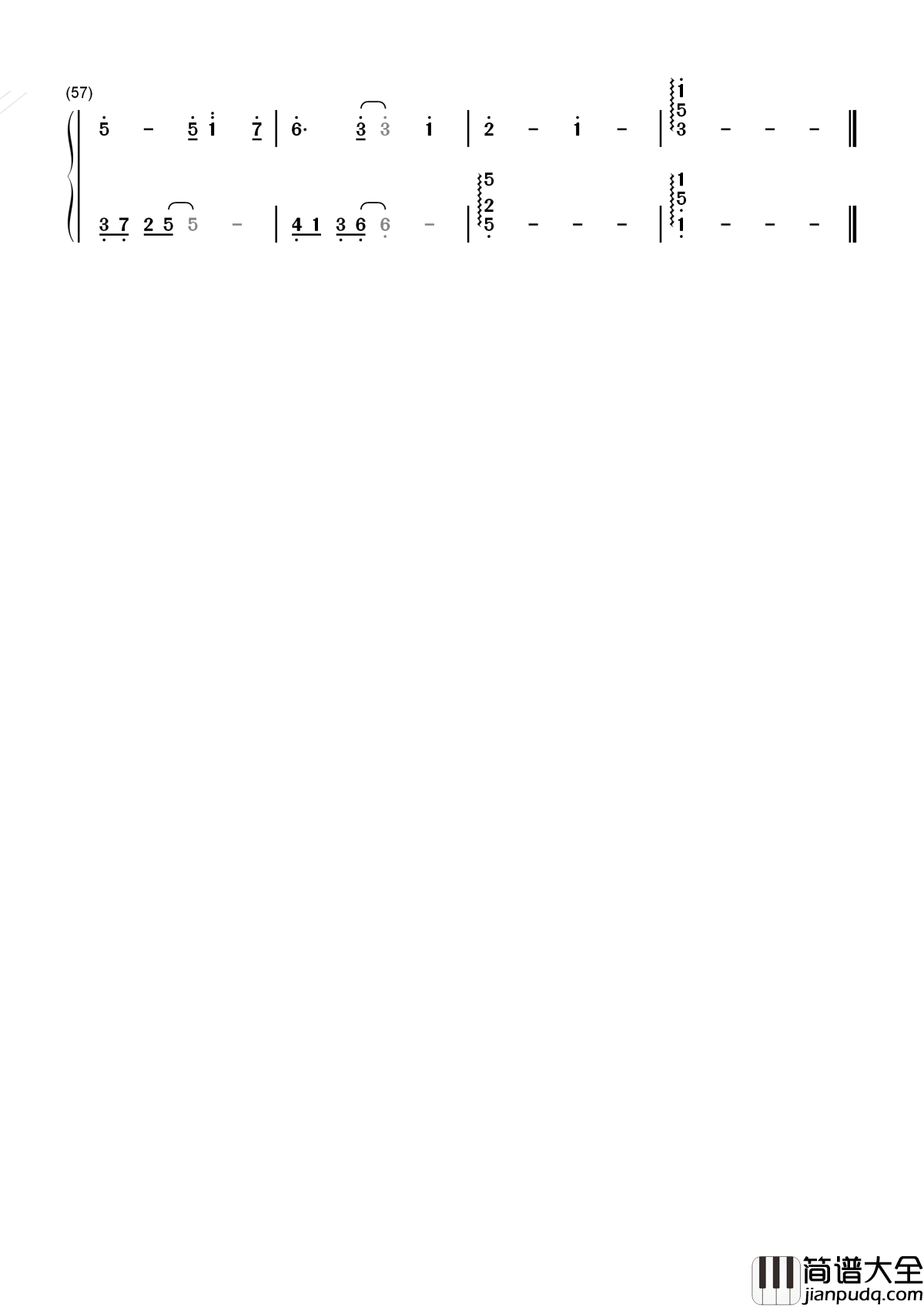 断点简谱__张敬轩__时光断点，我只是路过你的心间