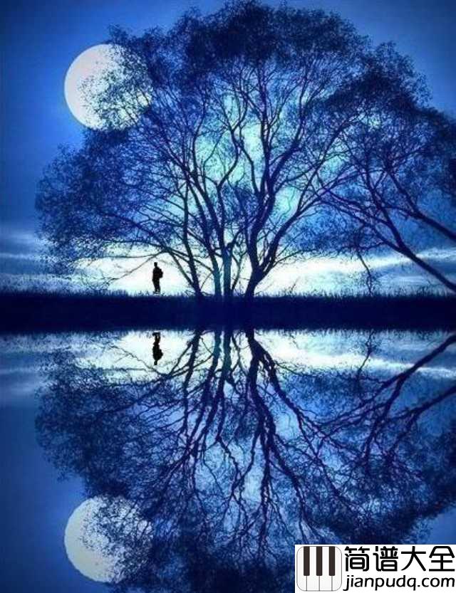 明月千里寄相思简谱_蔡琴_夜色茫茫，新月如钩，往事恍如梦