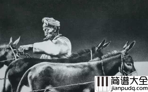 赶牲灵简谱__阿宝__原汁原味，永远的陕北文化记忆