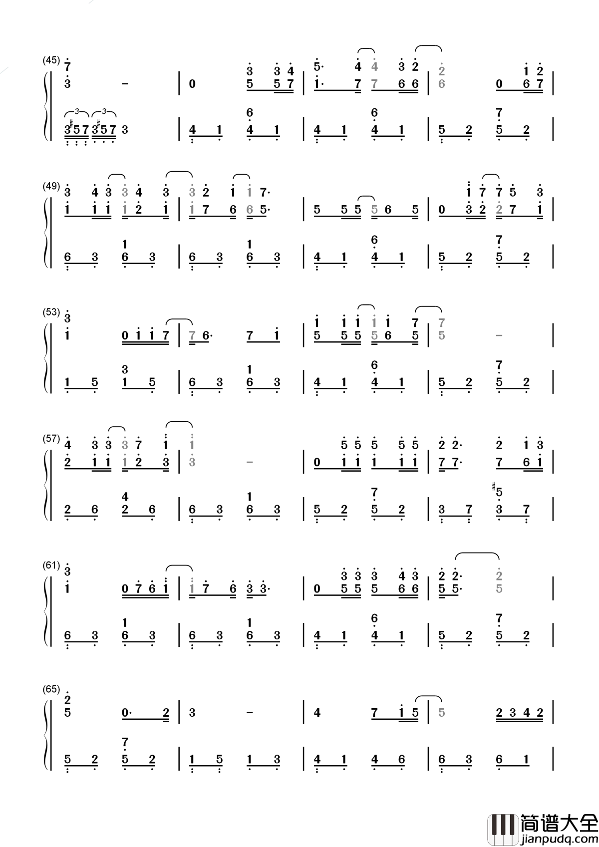 我飞故我在简谱__林俊杰_/张靓颖__中国版歌舞青春主题曲