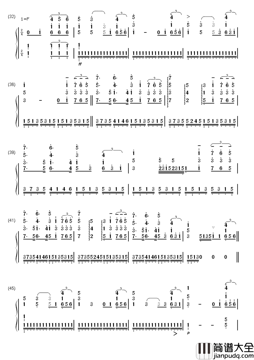 火的战车简谱__没看过这部电影，但你一定听过这首歌