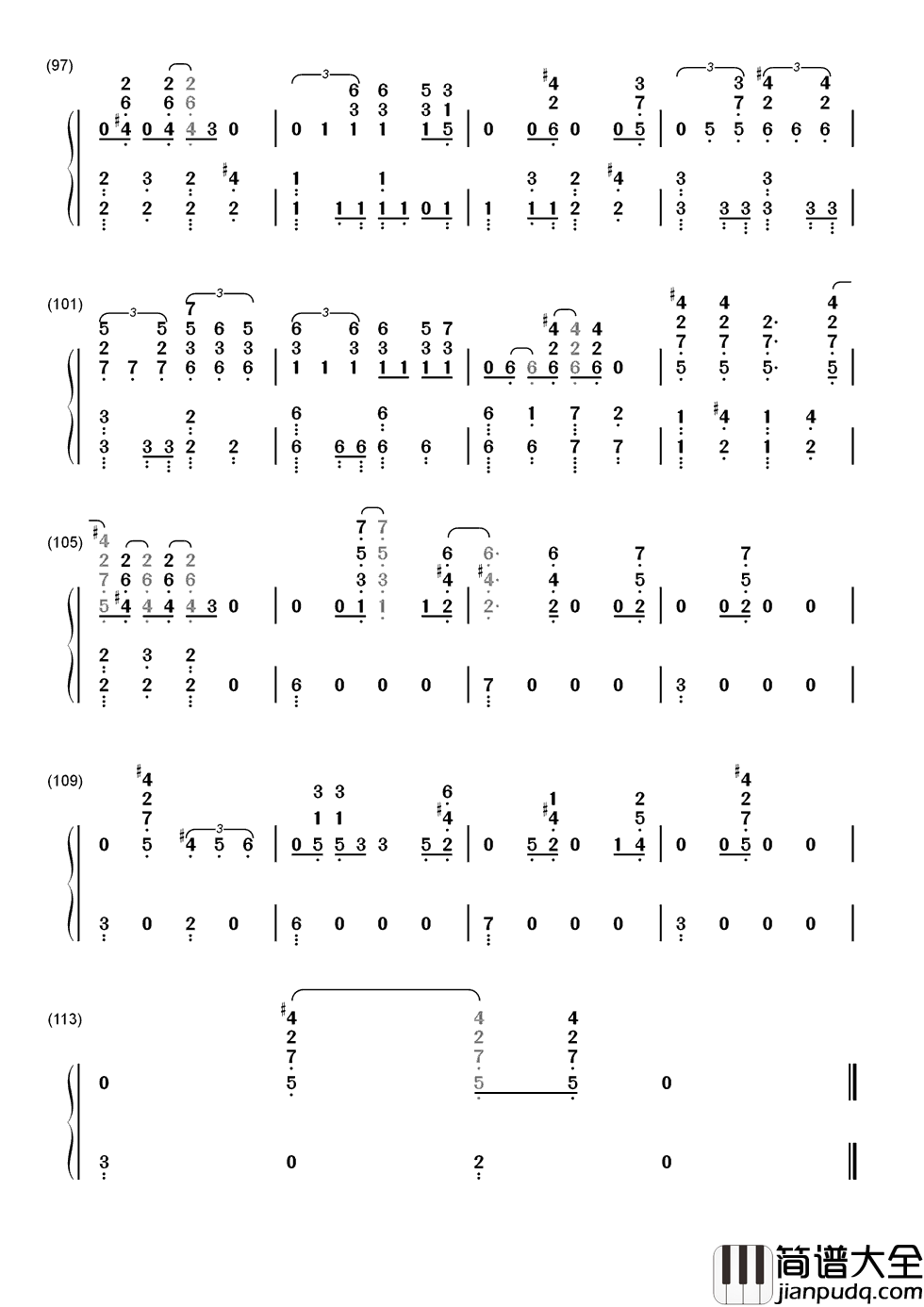 my_lady简谱_EXO_愿你找到一个不是将就的人待你如初疼你入骨从此深情不被辜负