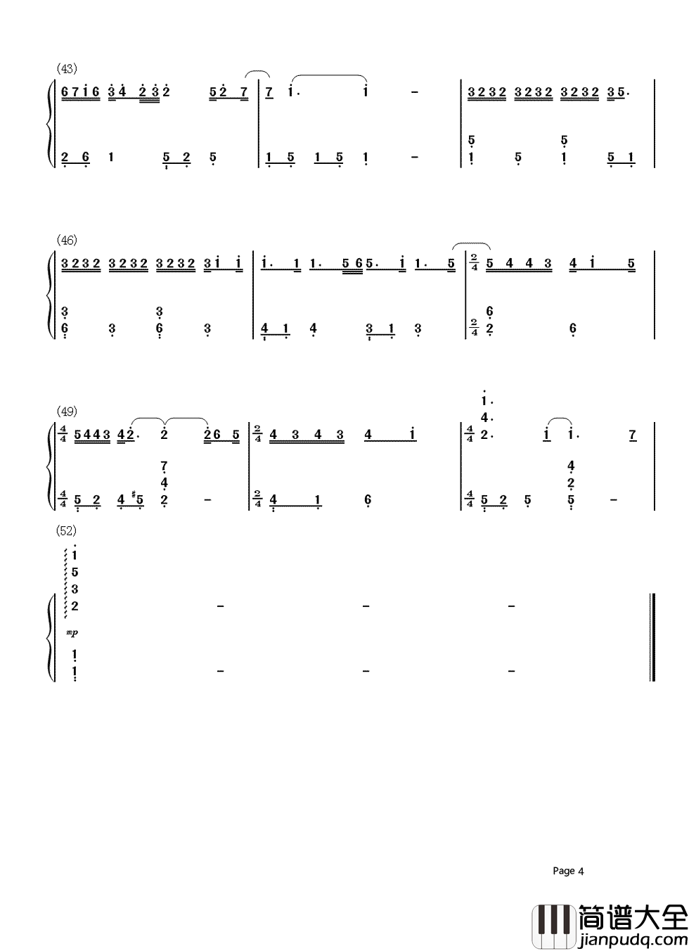 手放开简谱_李圣杰_我无法轻易推开，我无法随便走开