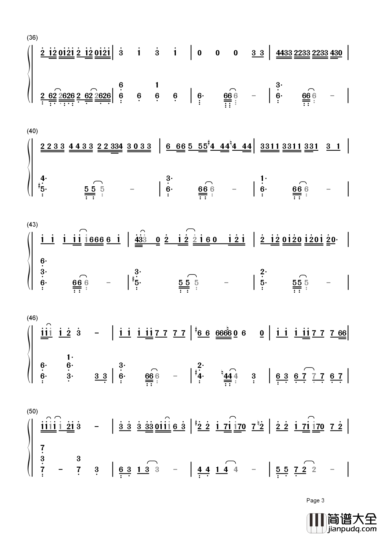 MAMA简谱_EXO_失落的感觉谁在乎只有忍耐改变就能解答改变就能到达