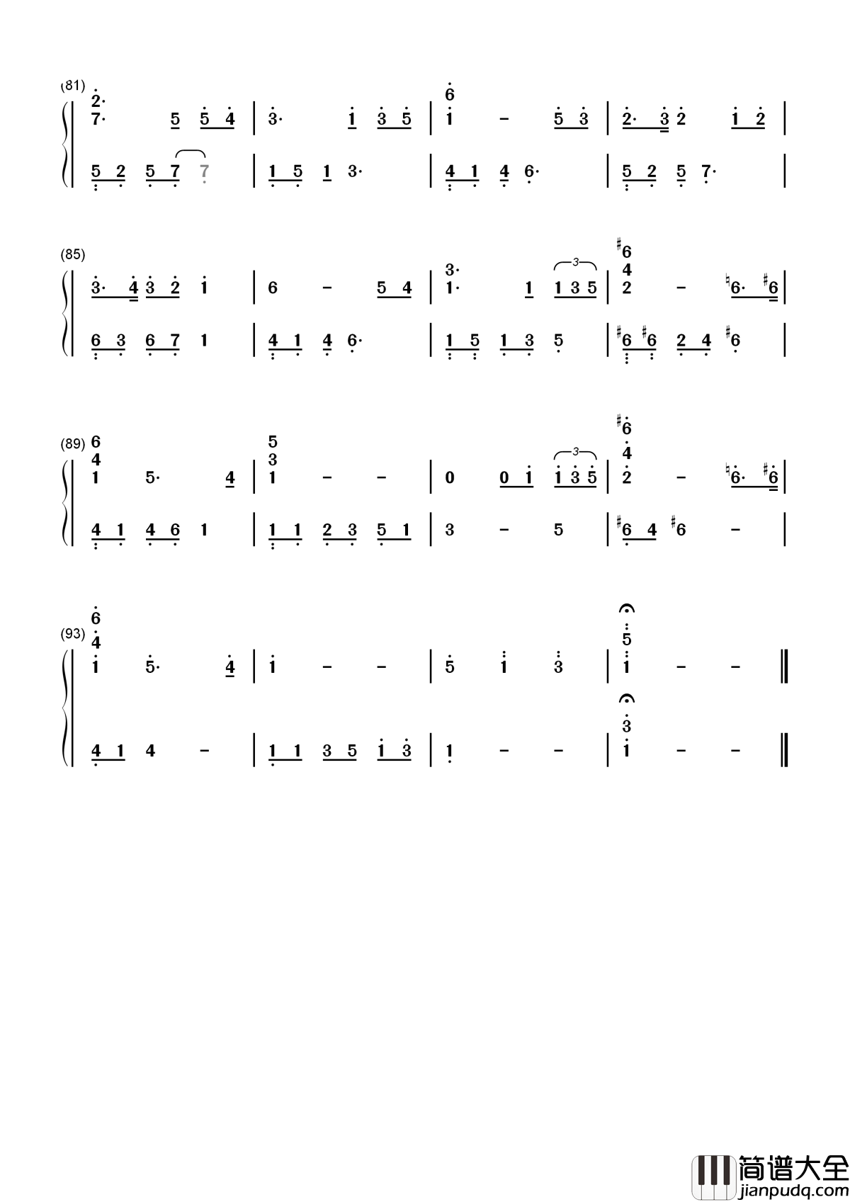 The_Ludlows简谱__燃情岁月插曲，让你一见钟情的背景音乐