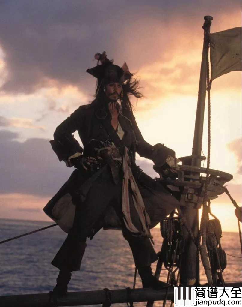 He's_a_Pirate简谱_Robert_Bartko_海盗之歌，展现了加勒比海的狂怒与震撼