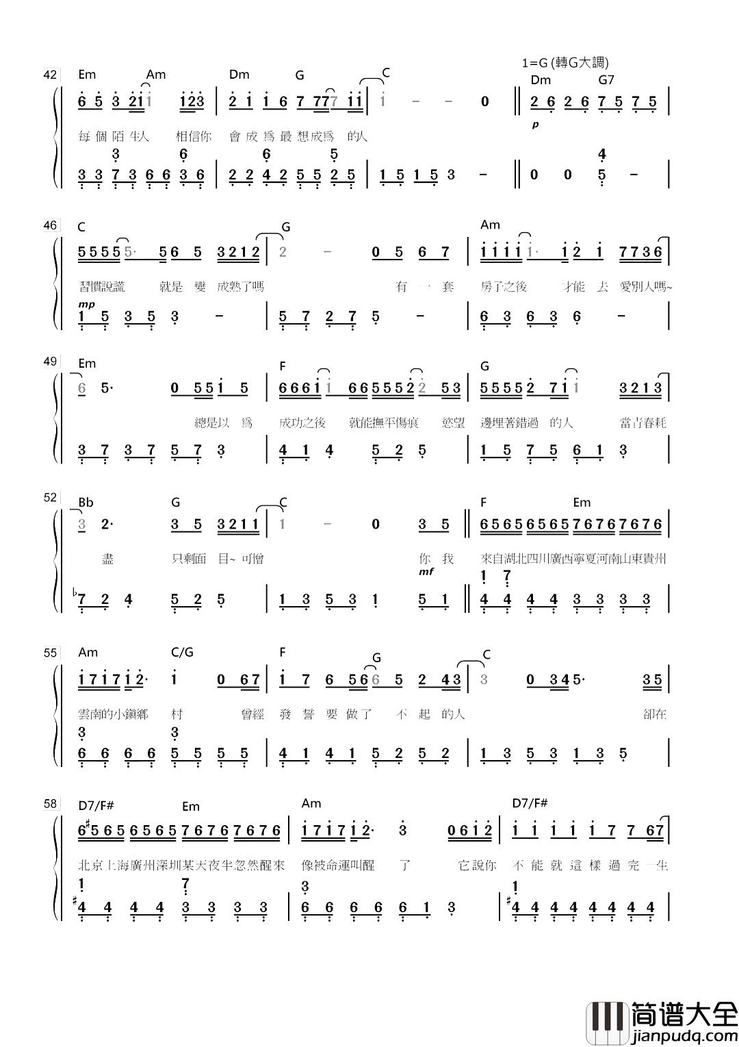 你曾是少年简谱_SHE：呐，你永远是我的少年