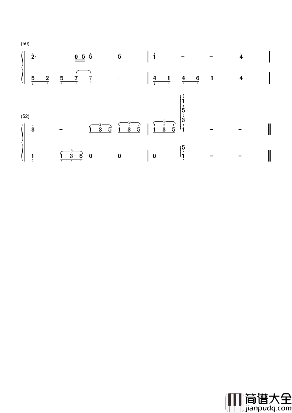 想太多简谱_李玖哲___是我想太多，你总这样说