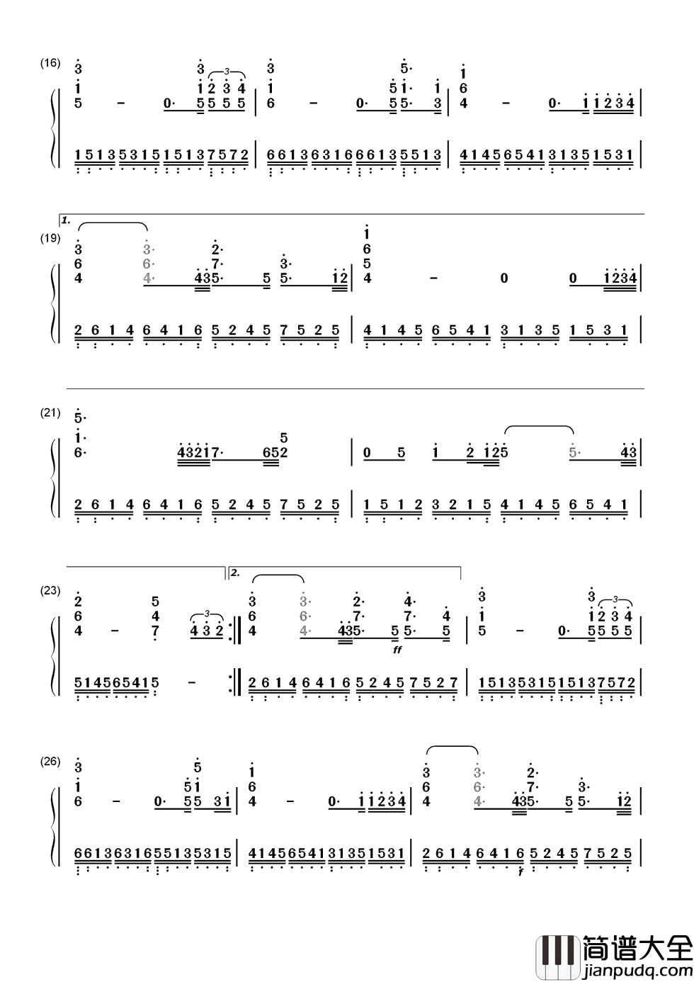 不见不散简谱_孙楠有一种承诺叫不见不散