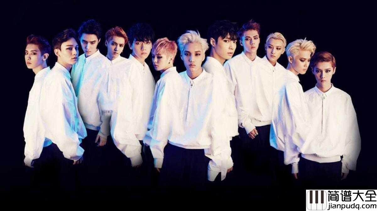 十二月的奇迹简谱_EXO_我侧耳倾听听我听不到的你