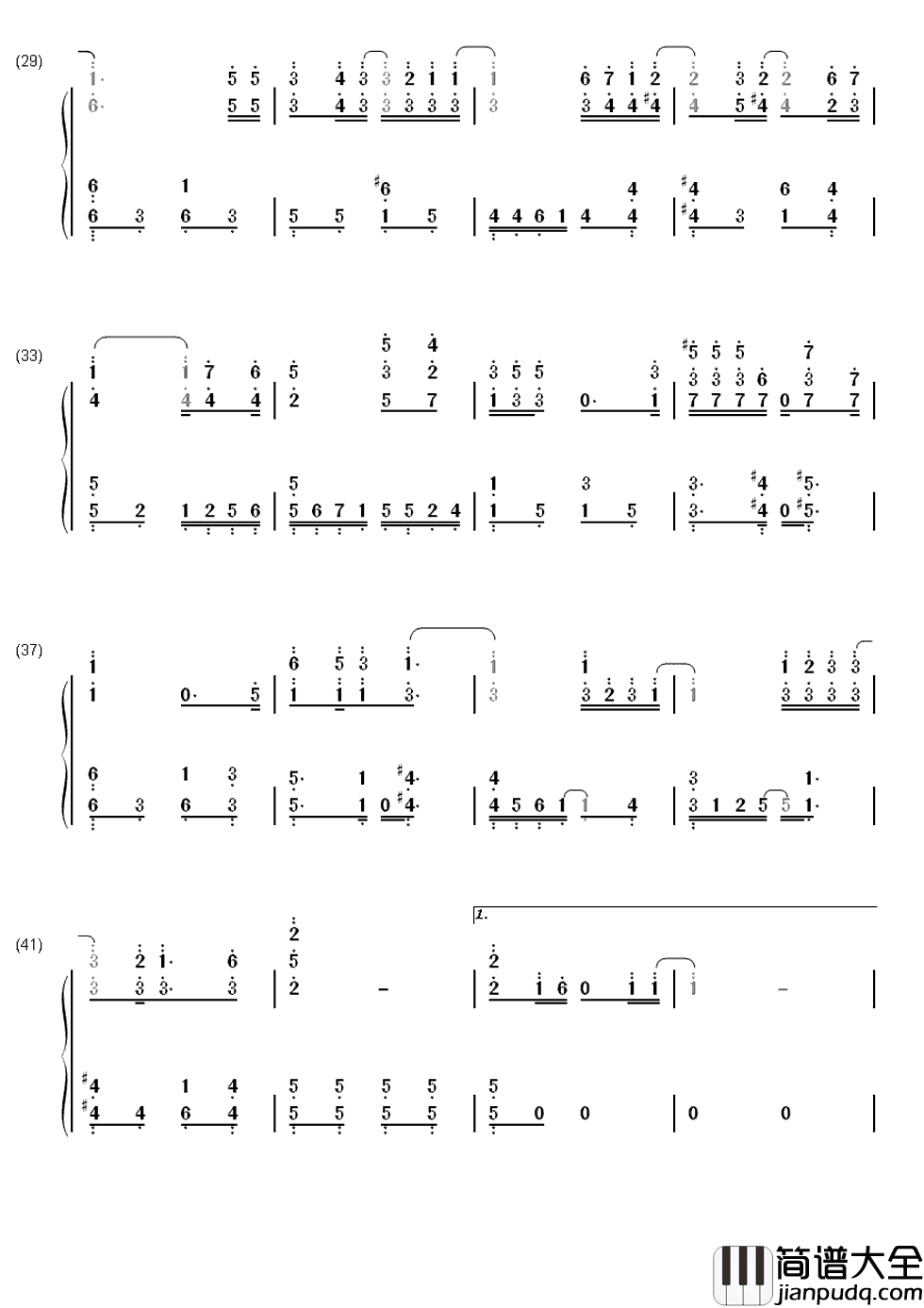 过了很久简谱_白智英_时光迟暮不返过去已不再来