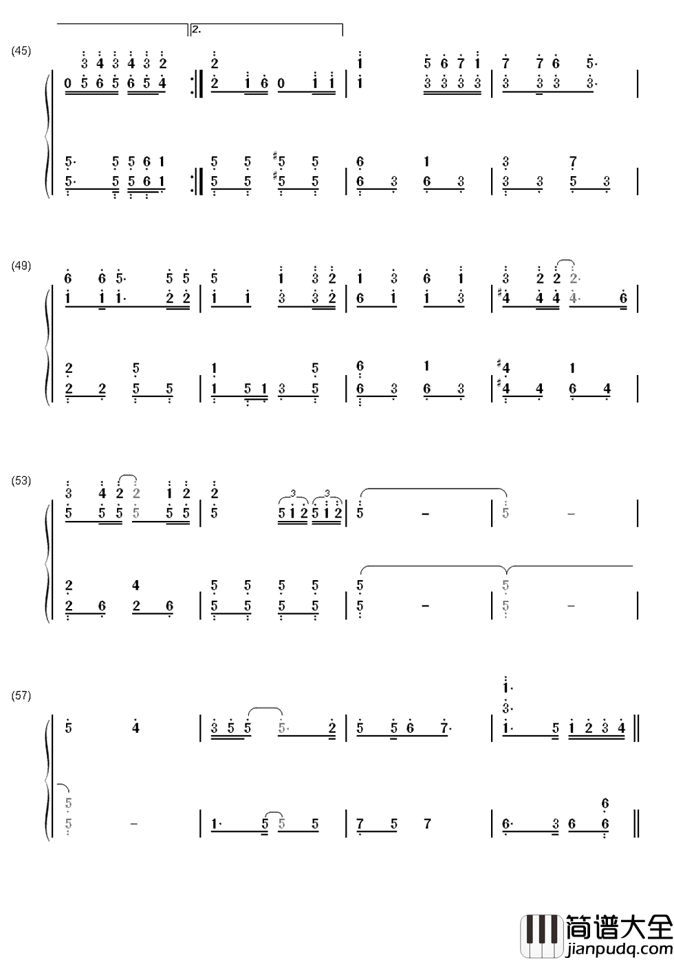 过了很久简谱_白智英_时光迟暮不返过去已不再来