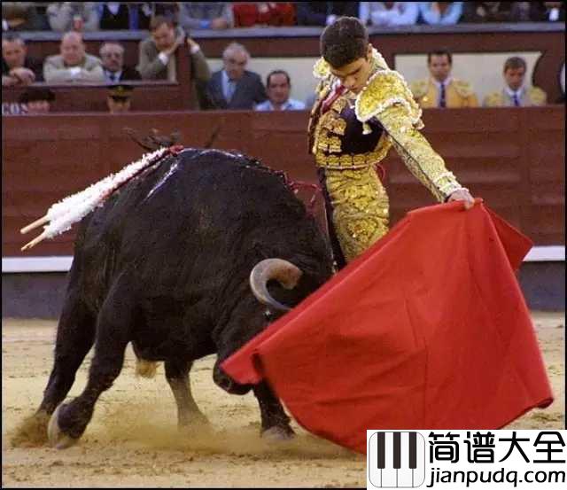 西班牙斗牛曲简谱_经典西班牙音乐，激情爆发，振奋人心