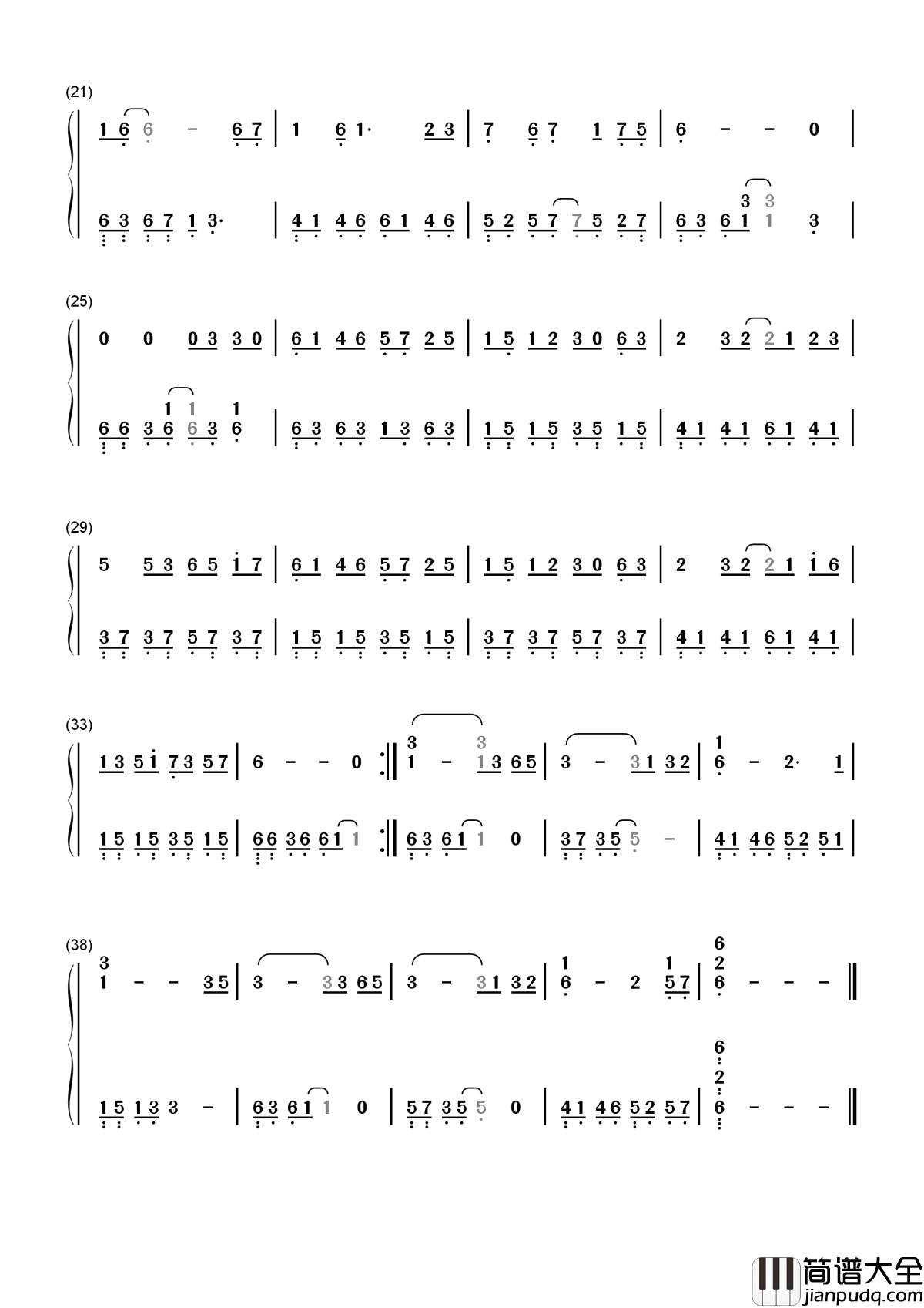 雨碎江南简谱_河图待到来年满春色，不见故人何时归