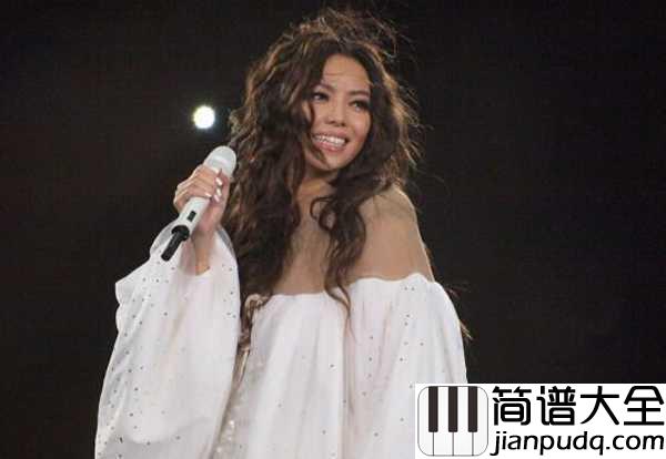 如果你也听说你简谱_张惠妹_想到你想起我，胸口依然温热