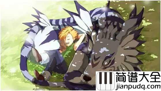 Butterfly简谱_还记得那年夏天的数码宝贝吗