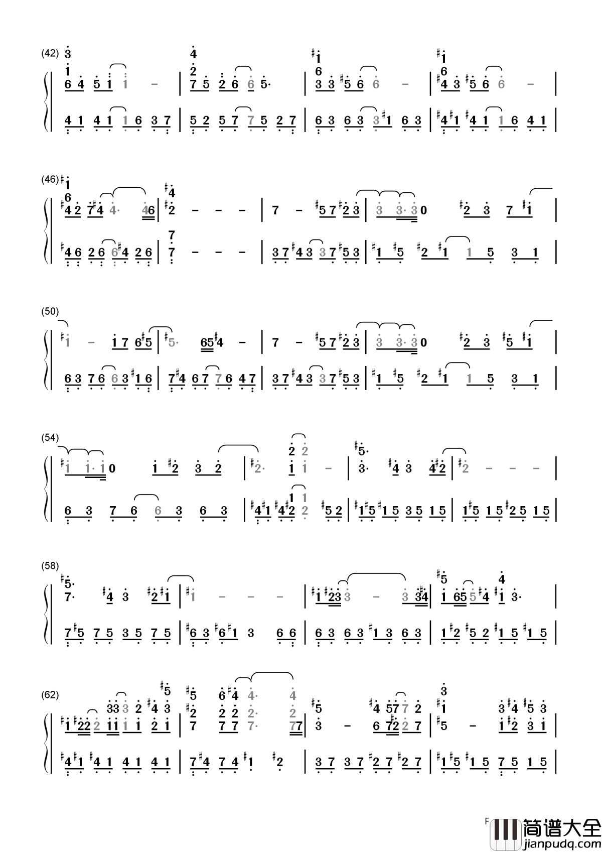 许愿简谱_古巨基_梁咏琪我寄了张卡片，地址是感觉，收件人叫永远