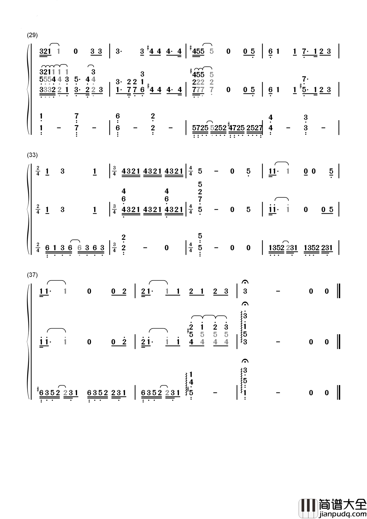 On_My_Own简谱__Rosalind_James___以歌唱出雨果之声