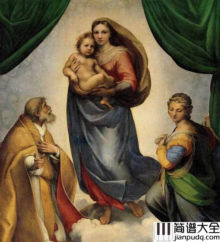 圣母颂简谱__Various_Artists_____在梦里我看见你微笑_我仿佛闻到玫瑰芳香