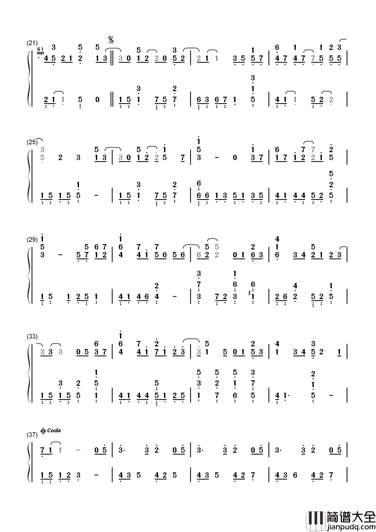 遇见简谱_孙燕姿_我遇见谁会有怎样的对白,我等的人他在多远的未来