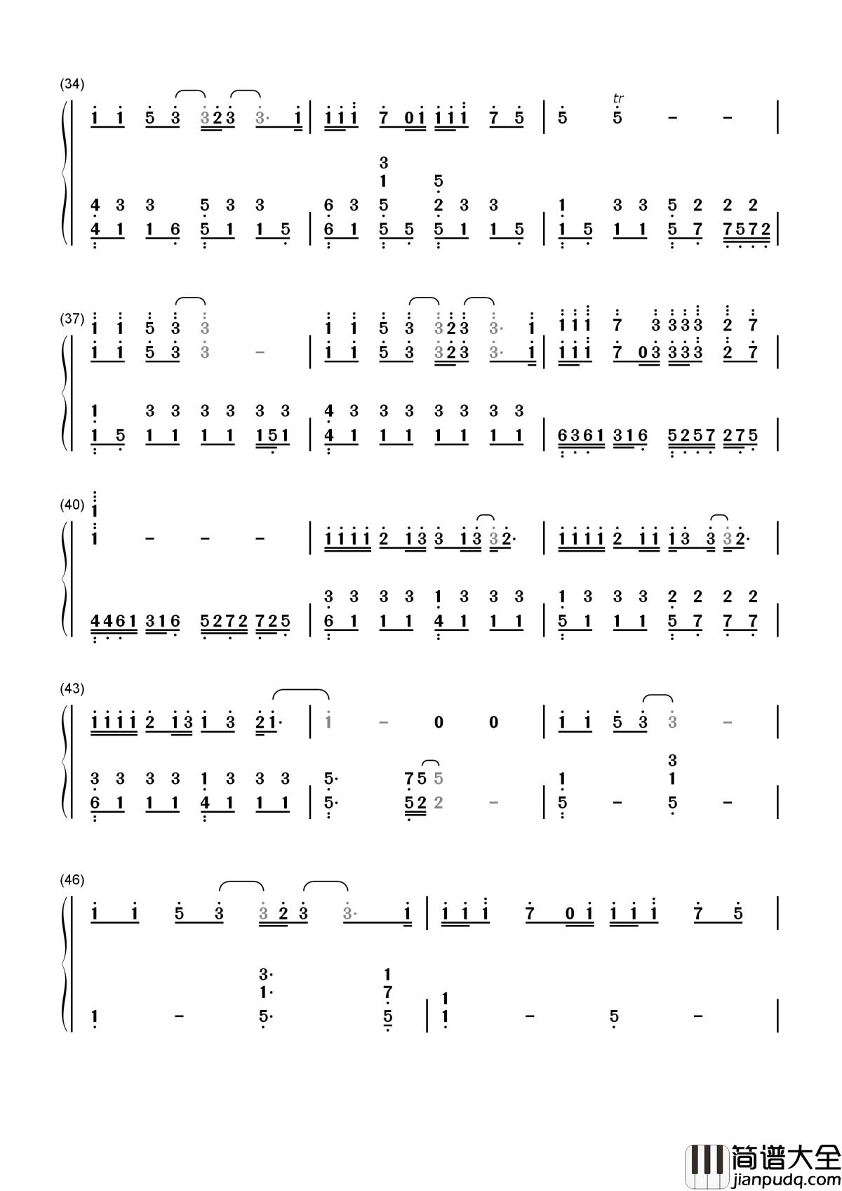 在,也不见简谱_孙燕姿_不敢再见不想再面对面__只为了悼念往事写下的遗言