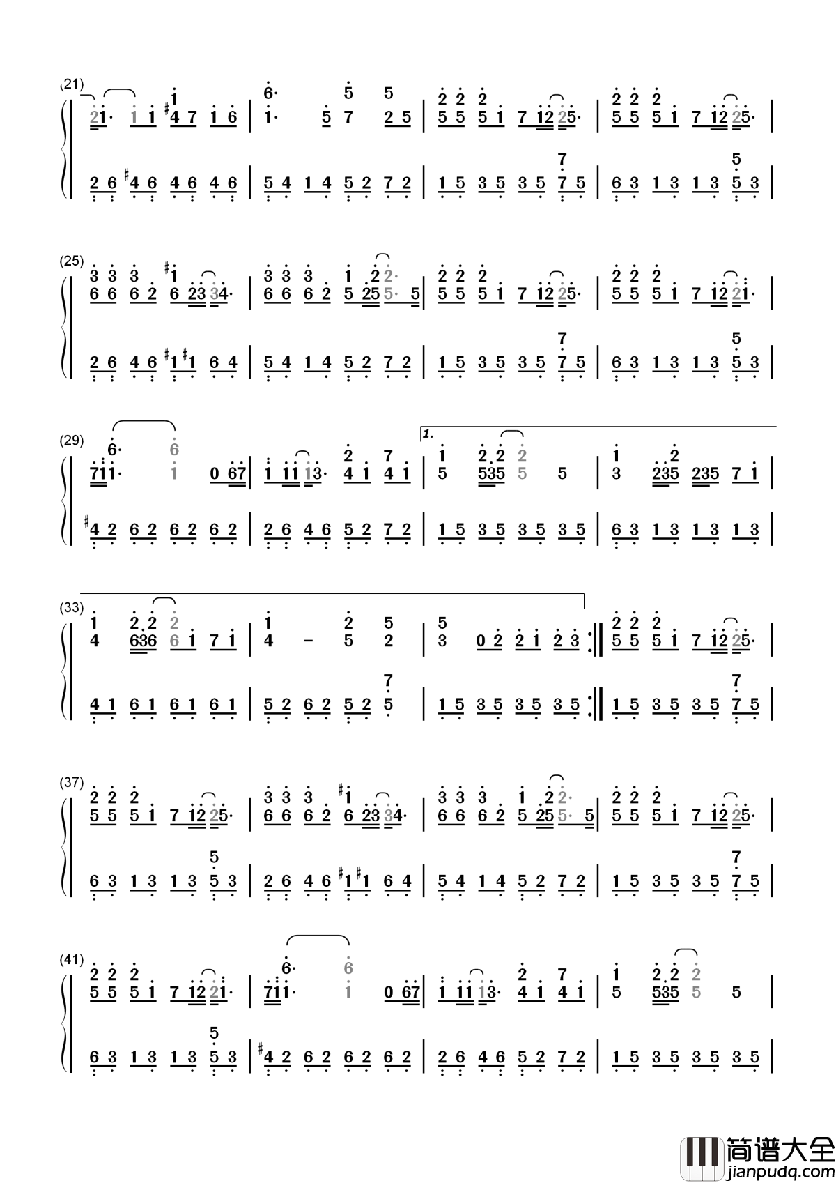 退后简谱_周杰伦__我退后_只希望你过得更好