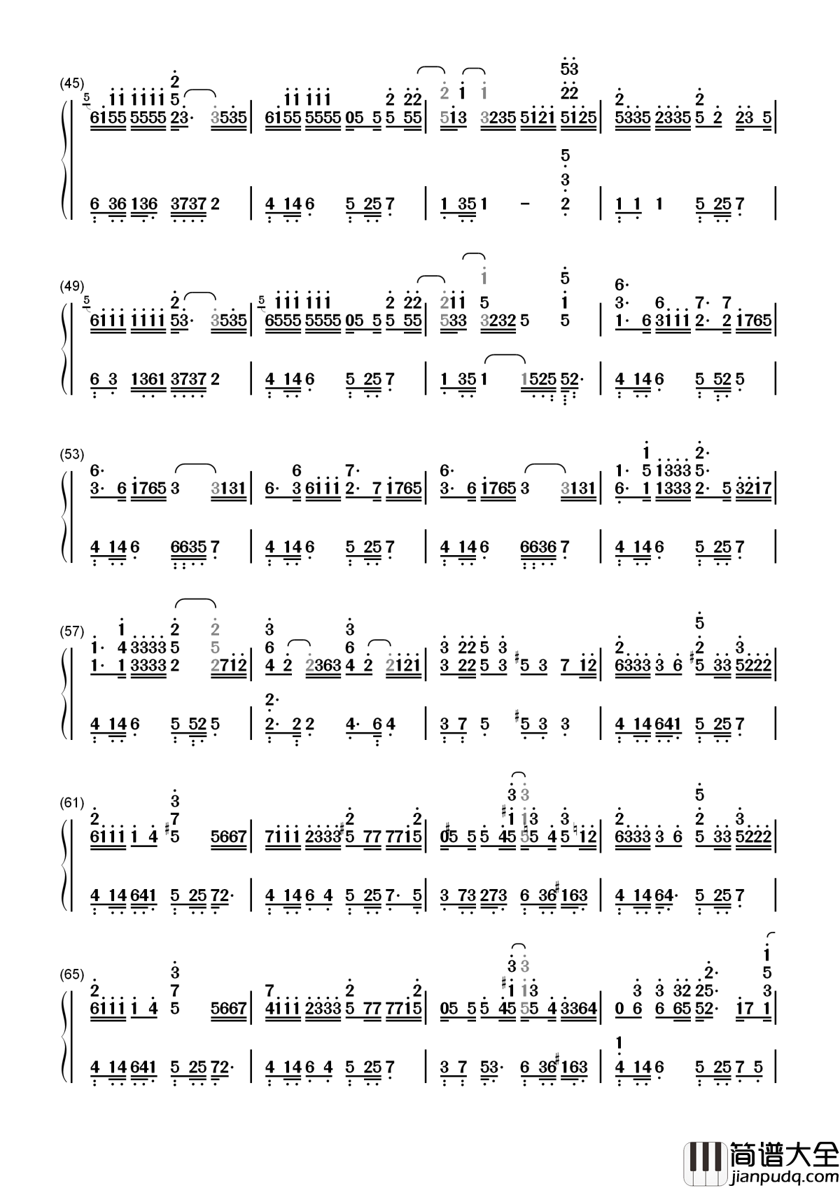 樱花樱花想见你简谱_Pop_遇见你真好!