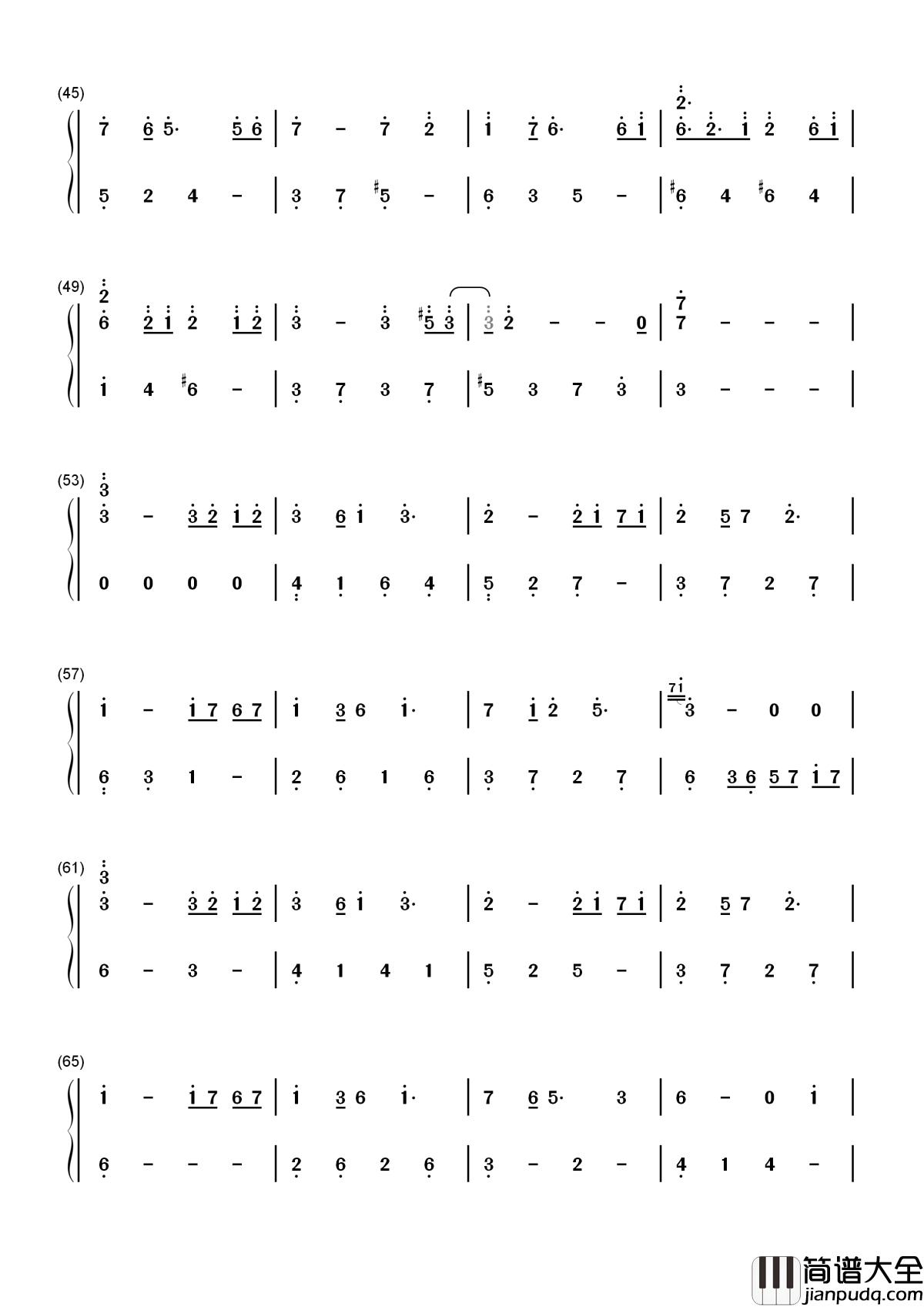 我的一个道姑朋友简谱_双笙_而你撑伞拥我入怀中一字一句誓言多珍重