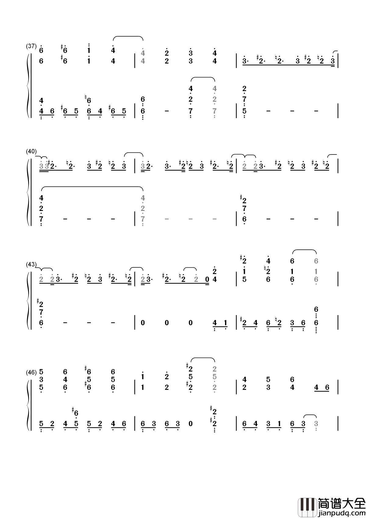 蓝色狂想曲简谱___Zubin_Mehta___钢琴上的爵士风情