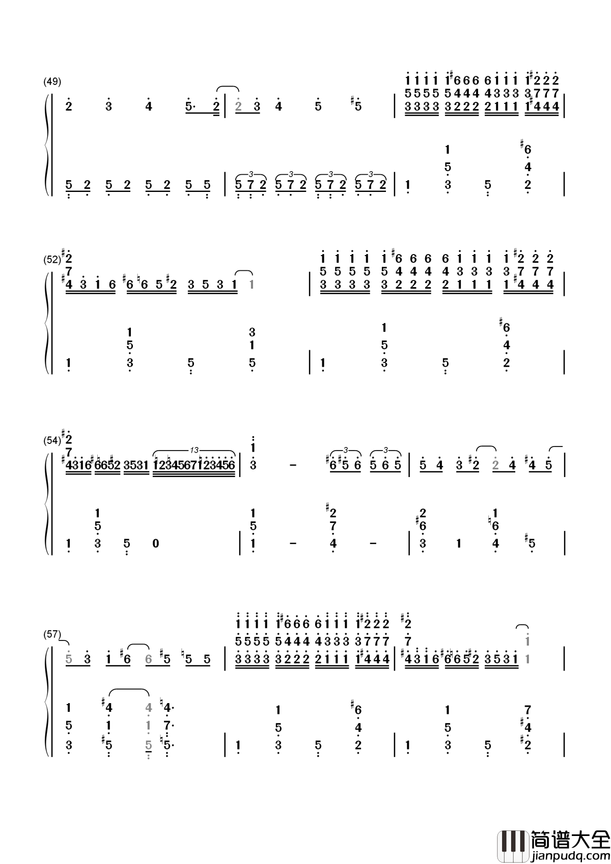 蓝色狂想曲简谱___Zubin_Mehta___钢琴上的爵士风情