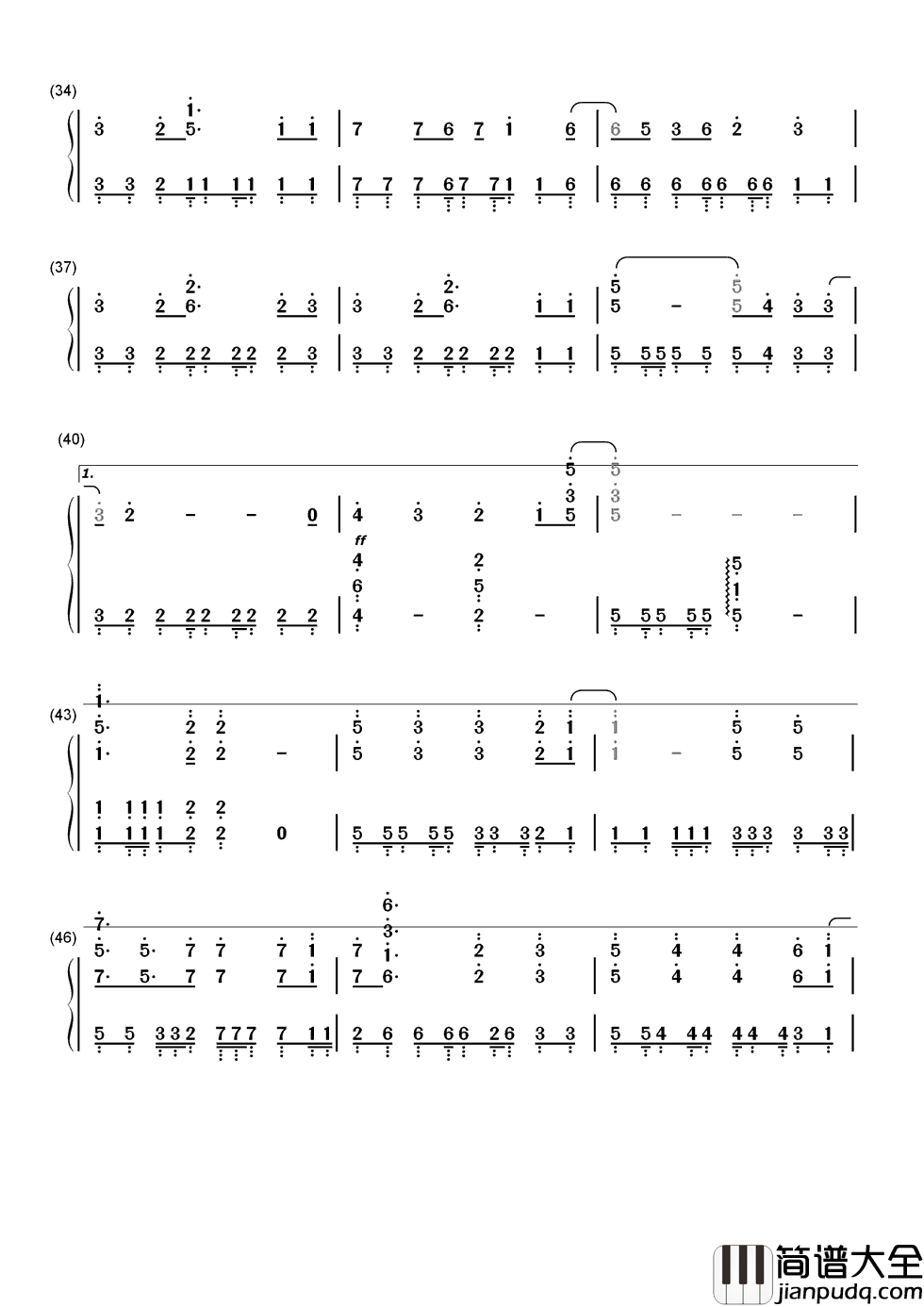 相亲相爱简谱_2010年春晚天下相亲与相爱,动身千里外心自成一脉