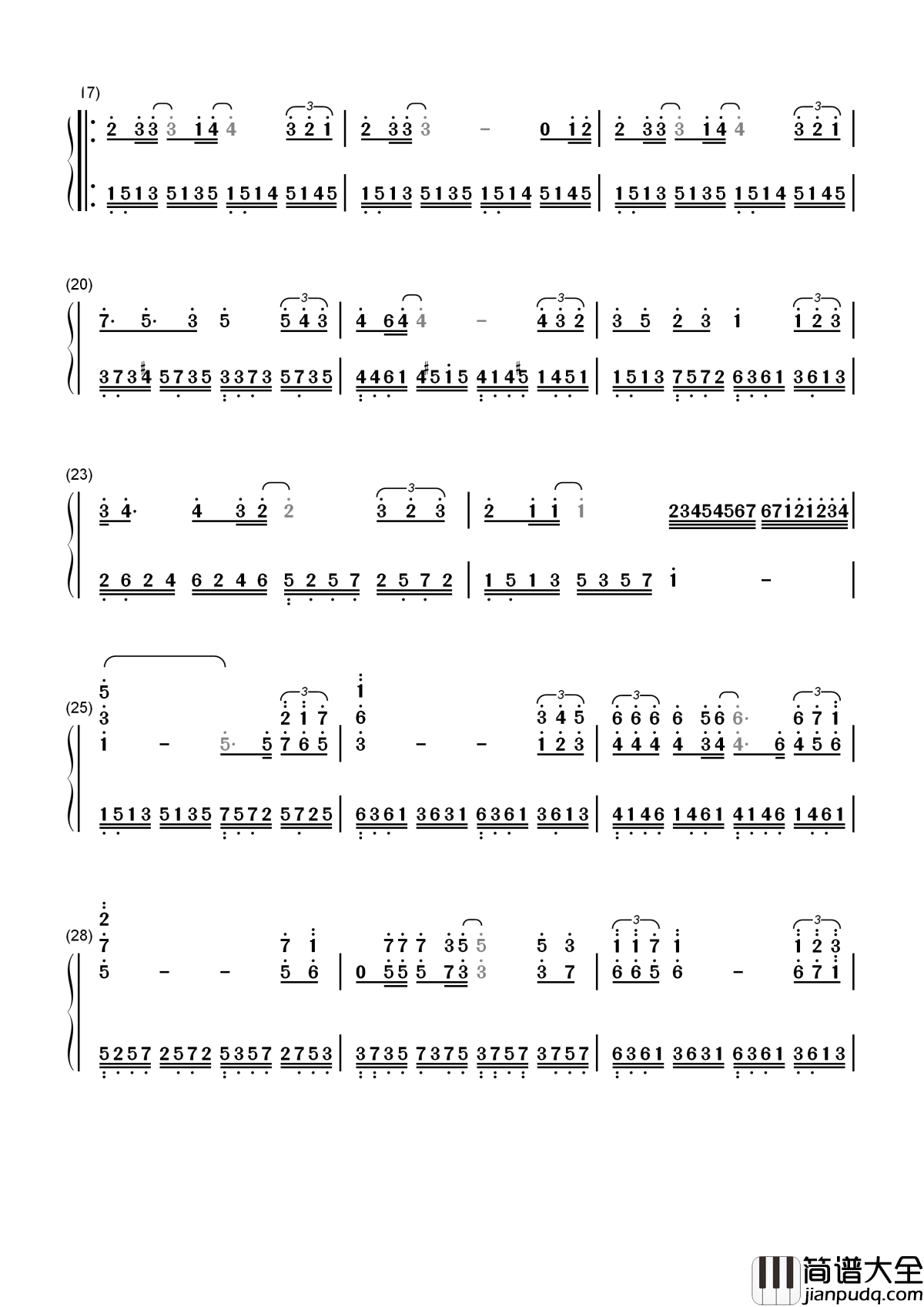 听海简谱_张惠妹_那一片海，有风，有情，还有你