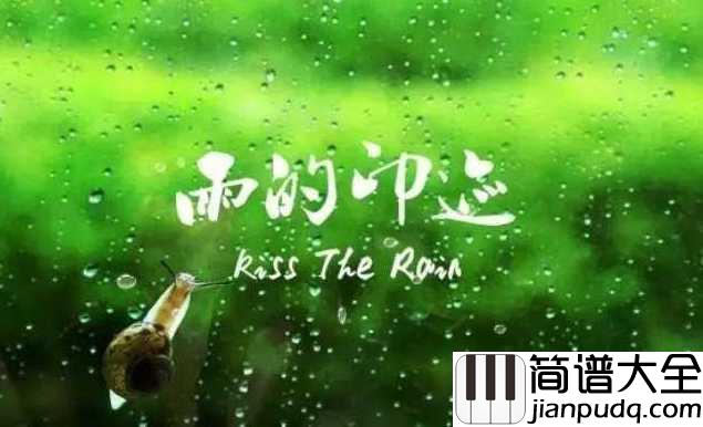 kiss_the_rain简谱____이루마____走心的音乐不过如此~