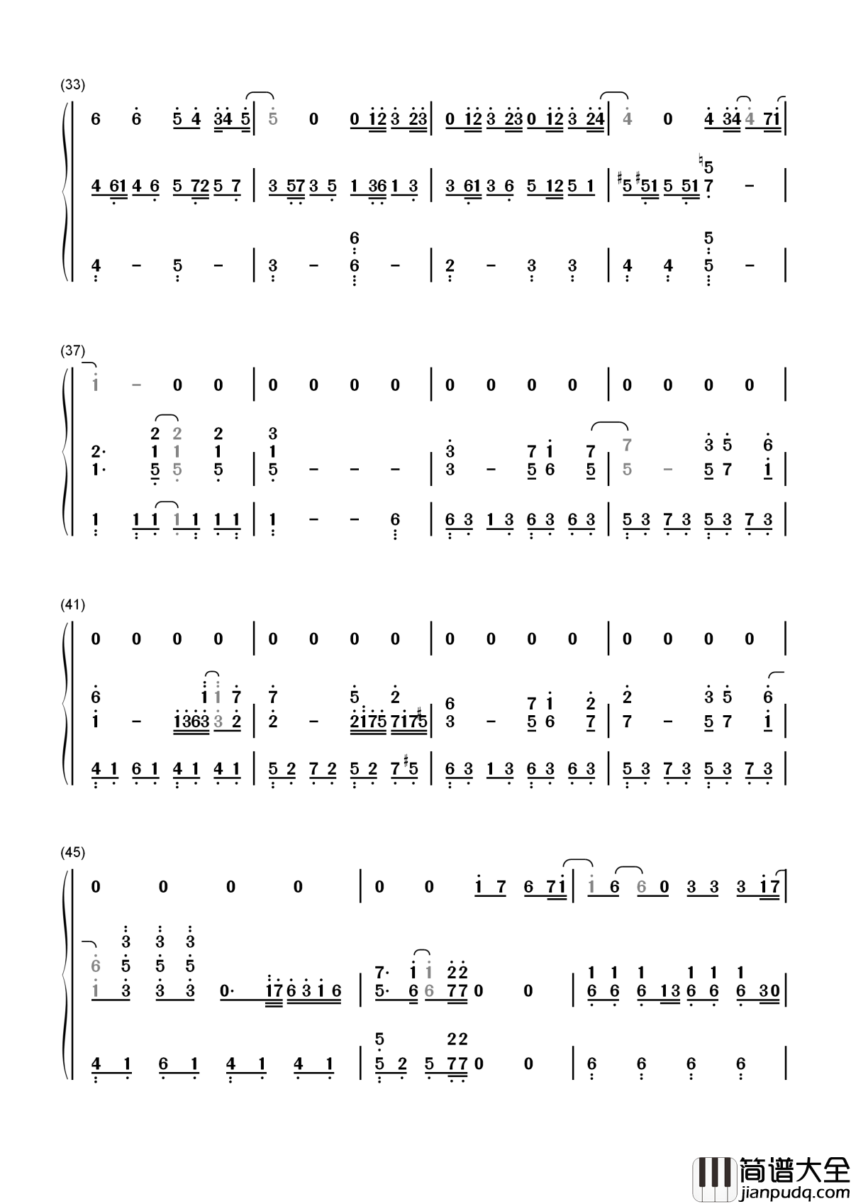 可惜没如果简谱_林俊杰_超好听的歌曲，等你来边弹边唱。