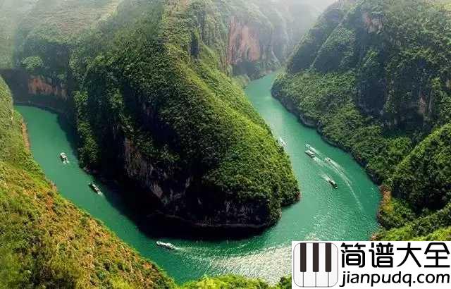 长江之歌简谱__霍勇____我们依恋你，你有母亲的情怀