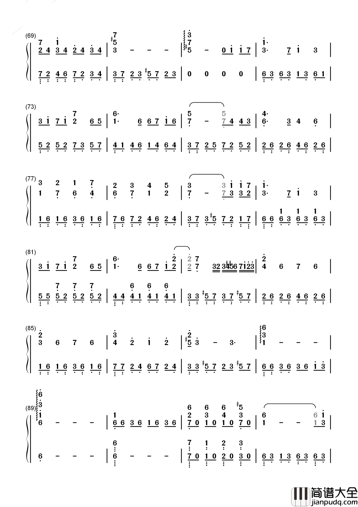 胡桃夹子简谱_张碧晨_过去的事，遗失的爱，忘还是不忘。