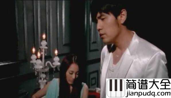 雨下一整晚简谱_周杰伦_原来我从未习惯，你已不在我身旁