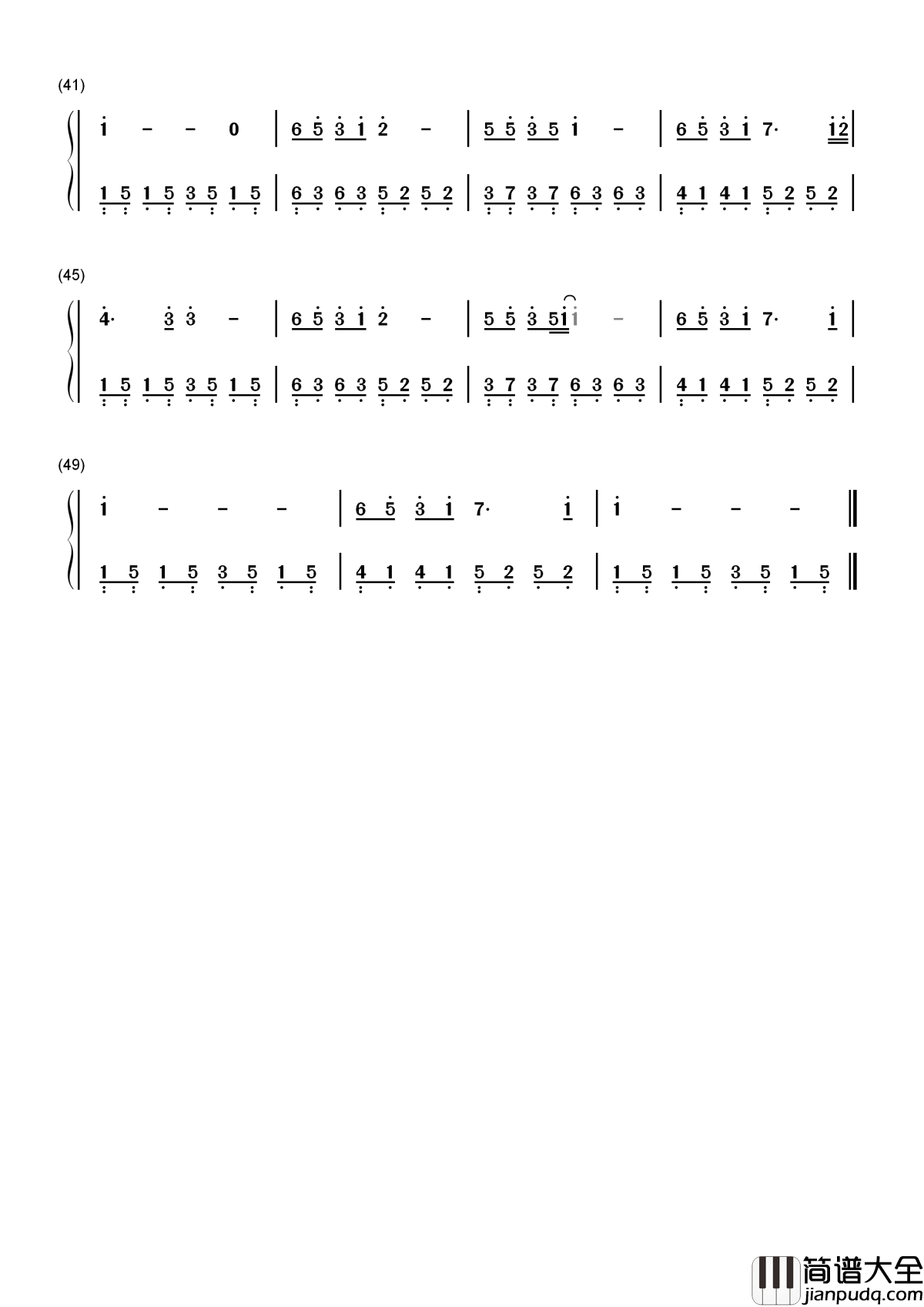 可惜不是你简谱_梁静茹_可惜不是你，但感谢曾是你