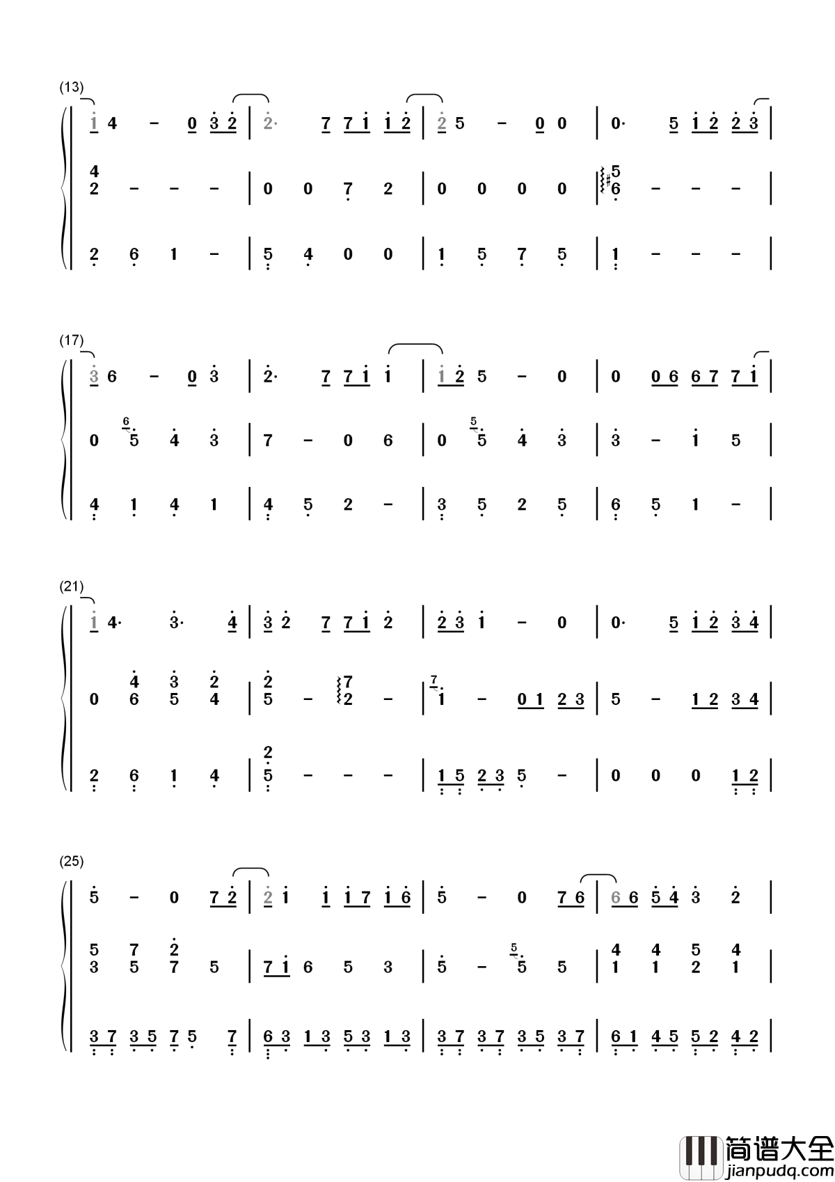 心动简谱_陈洁仪_原来你就住在我的身体，守护我的回忆