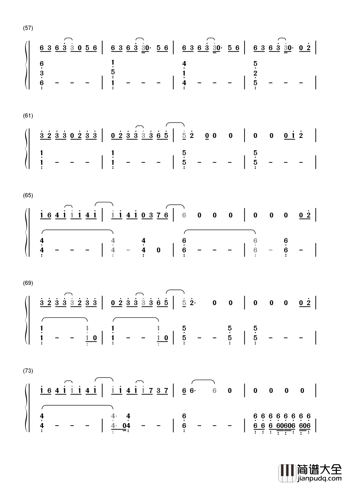 初学者简谱_薛之谦_贪婪的欺骗着初学者