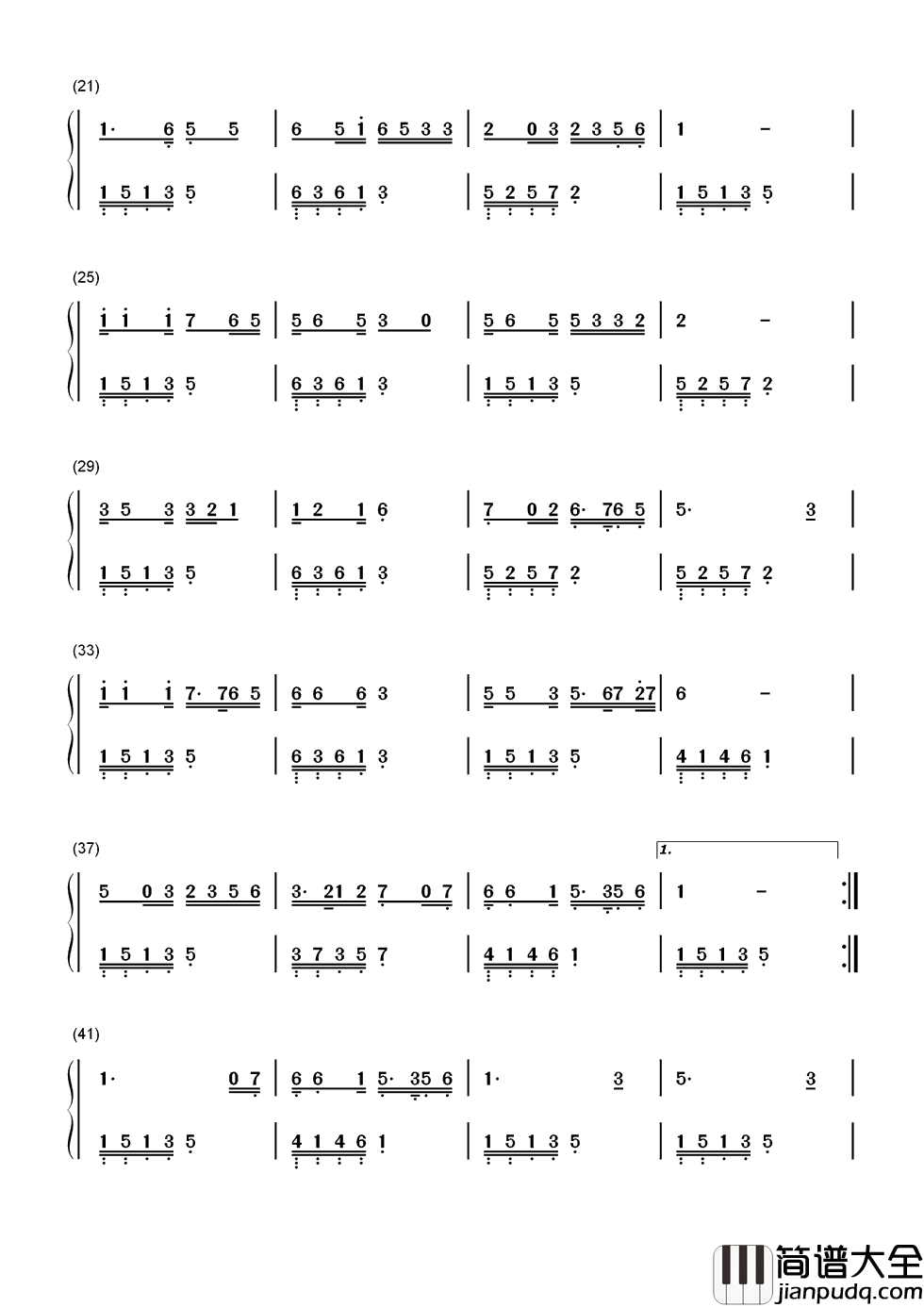 望星空简谱__董文华_不可多得的军旅情歌