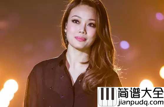 挥着翅膀的女孩简谱_容祖儿_唱着尘世的情与爱