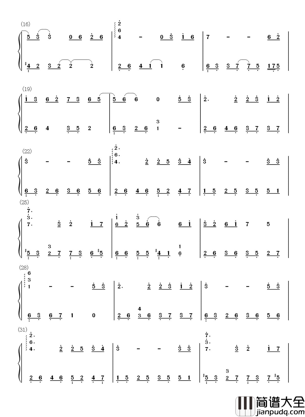 烟花易冷简谱_周杰伦_烟花易冷，人事易分