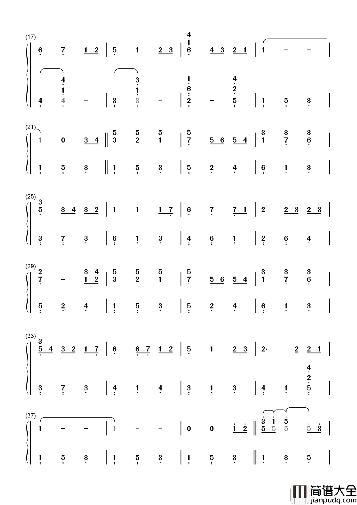 Always_with_me简谱_木村弓_愿美好的歌声伴你入眠